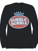 Officially Licensed Dubble Bubble Logo Design Men's Sweatshirt