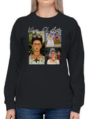 Viva El Arte: Celebrating Iconic Portraits Women's Sweatshirt