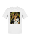 Woman with Monkeys in a Tropical Setting Men's T-shirt