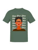 Embrace Your Narrative: A Colorful Portrait Women's T-shirt