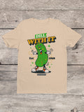 Officially Licensed Van Holten Pickles Fun Pickle Cartoon with Attitude Women's T-shirt