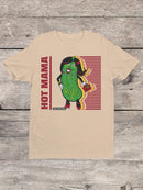 Officially Licensed Van Holten Pickles Sassy Pickle Mascot Fun Women's T-shirt
