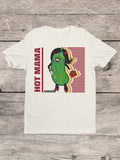 Officially Licensed Van Holten Pickles Sassy Pickle Mascot Fun Women's T-shirt