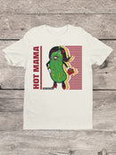 Officially Licensed Van Holten Pickles Sassy Pickle Mascot Fun Women's T-shirt