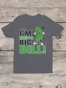 Officially Licensed Van Holten Pickles Fun Cartoon Pickle Design Women's T-shirt