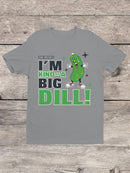 Officially Licensed Van Holten Pickles Fun Cartoon Pickle Design Women's T-shirt