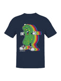 Officially Licensed Van Holten Pickles Funky Pickle Rainbow Character Women's T-shirt