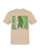 Officially Licensed Van Holten Pickles Big Papa Pickle Cartoon Fun Women's T-shirt