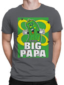 Officially Licensed Van Holten Pickles Cheery Pickle Cartoon Design Men's T-shirt