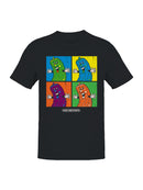 Officially Licensed Van Holten Pickles Vibrant Cartoon Pickle Characters Men's T-shirt