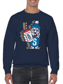 Officially Licensed Slush Puppie Retro Slush Puppie Graphic Men's Sweatshirt
