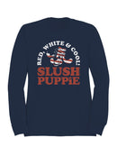 Officially Licensed Slush Puppie Red, White & Cool  Men's Sweatshirt