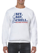 Officially Licensed Slush Puppie Chill Men's Sweatshirt