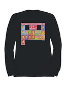 Officially Licensed Slush Puppie Flavor Chart Men's Sweatshirt