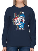 Officially Licensed Slush Puppie Retro Slush Puppie Graphic Women's Sweatshirt
