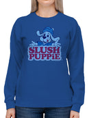Officially Licensed Slush Puppie Logo Women's Sweatshirt