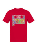 Officially Licensed Slush Puppie Flavor Chart Men's T-shirt