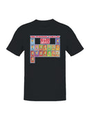 Officially Licensed Slush Puppie Flavor Chart Men's T-shirt