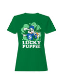 Officially Licensed Slush Puppie Lucky Pup Slushie Women's T-shirt