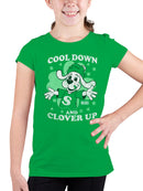 Officially Licensed Slush Puppie Clover Dog St. Patrick's Youth's T-shirt