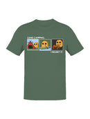Officially Licensed Sad Nuggie Sad Nuggie Camping Men's T-shirt
