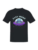 Officially Licensed Sad Nuggie Alien Spaceship Sad Nuggie Men's T-shirt