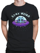 Officially Licensed Sad Nuggie Alien Spaceship Sad Nuggie Men's T-shirt
