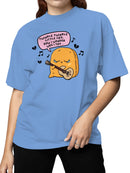 Officially Licensed Sad Nuggie Musician Women's T-shirt