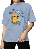 Officially Licensed Sad Nuggie Joyful Motivation Women's T-shirt