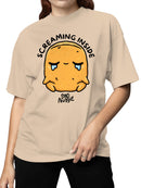 Officially Licensed Sad and screaming Women's T-shirt