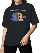 Officially Licensed Sad Nuggie Sleepy Brain Women's T-shirt