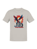 Eagle Motorcycle Art Men's T-shirt