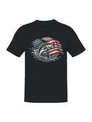 Patriotic Bass Fishing Men's T-shirt