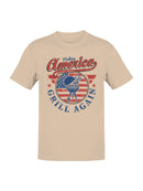America Patriotic BBQ  Men's T-shirt