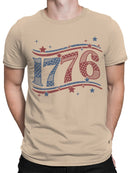 Vintage 1776 Patriotic USA Men's T-shirt