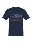 Patriotic BBQ Flag Men's T-shirt