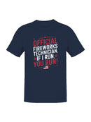 Fireworks Tech Graphic Men's T-shirt
