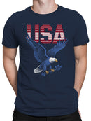 Bold USA Eagle Graphic Men's T-shirt