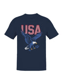Bold USA Eagle Graphic Men's T-shirt