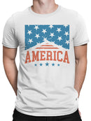 Vintage USA Patriotic Stars Men's T-shirt