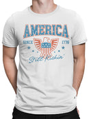 4th of july eagle Men's T-shirt