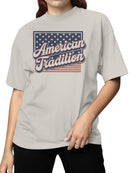 American Tradition Flag Women's T-shirt
