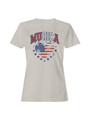 Vintage Patriotic Heart Women's T-shirt