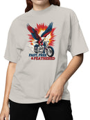 Eagle Motorcycle Art Women's T-shirt