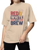 Red White and Brew Women's T-shirt