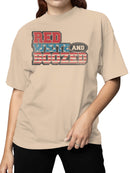 Patriotic Party Graphic Women's T-shirt