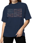 Patriotic BBQ Flag Women's T-shirt