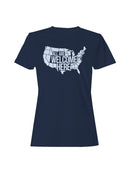 USA Welcome Sign Art Women's T-shirt