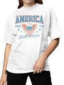 4th of july eagle Women's T-shirt