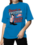 Freedom & Country Music  Women's T-shirt